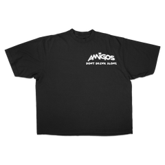 Amigos Don't Drink Alone Tee Black